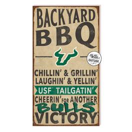 Jardine - South Florida Bulls 11'' x 20'' Indoor/Outdoor BBQ Sign - Brown