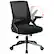 Front. CloudRest Pro - Breathable Mesh Office Chair with Flip-up Armrests Ergonomic Computer Desk Chair with Adaptive Lumbar Support,Black - Black.