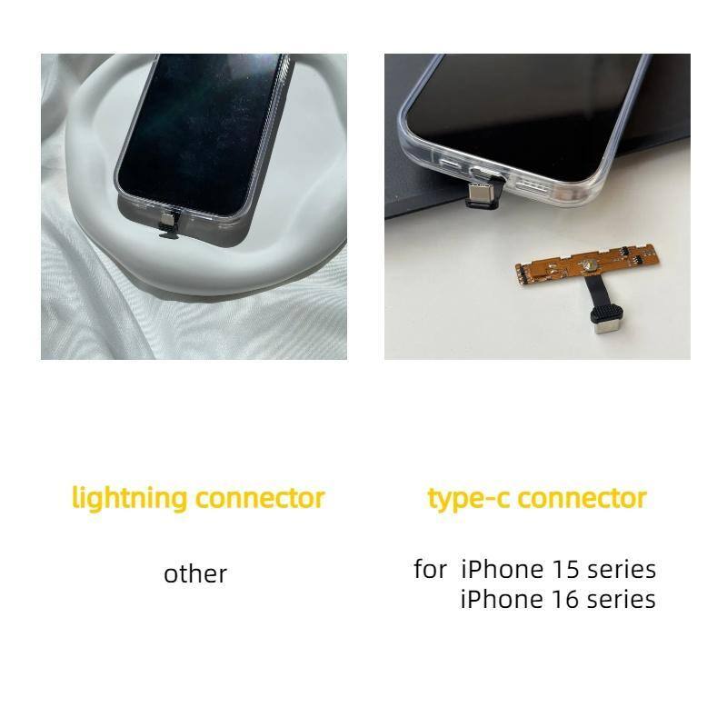 lightning connector  
other  

type-c connector  
for iPhone 15 series  
iPhone 16 series