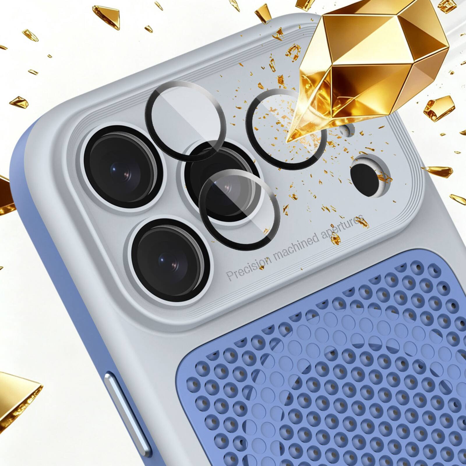 Precision machined aperture