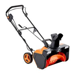 Mirfee - 23" 15A Corded Electric Snow Blower, 25FT Throw, 12" Depth, 180° Chute, LED Lights for Driveway