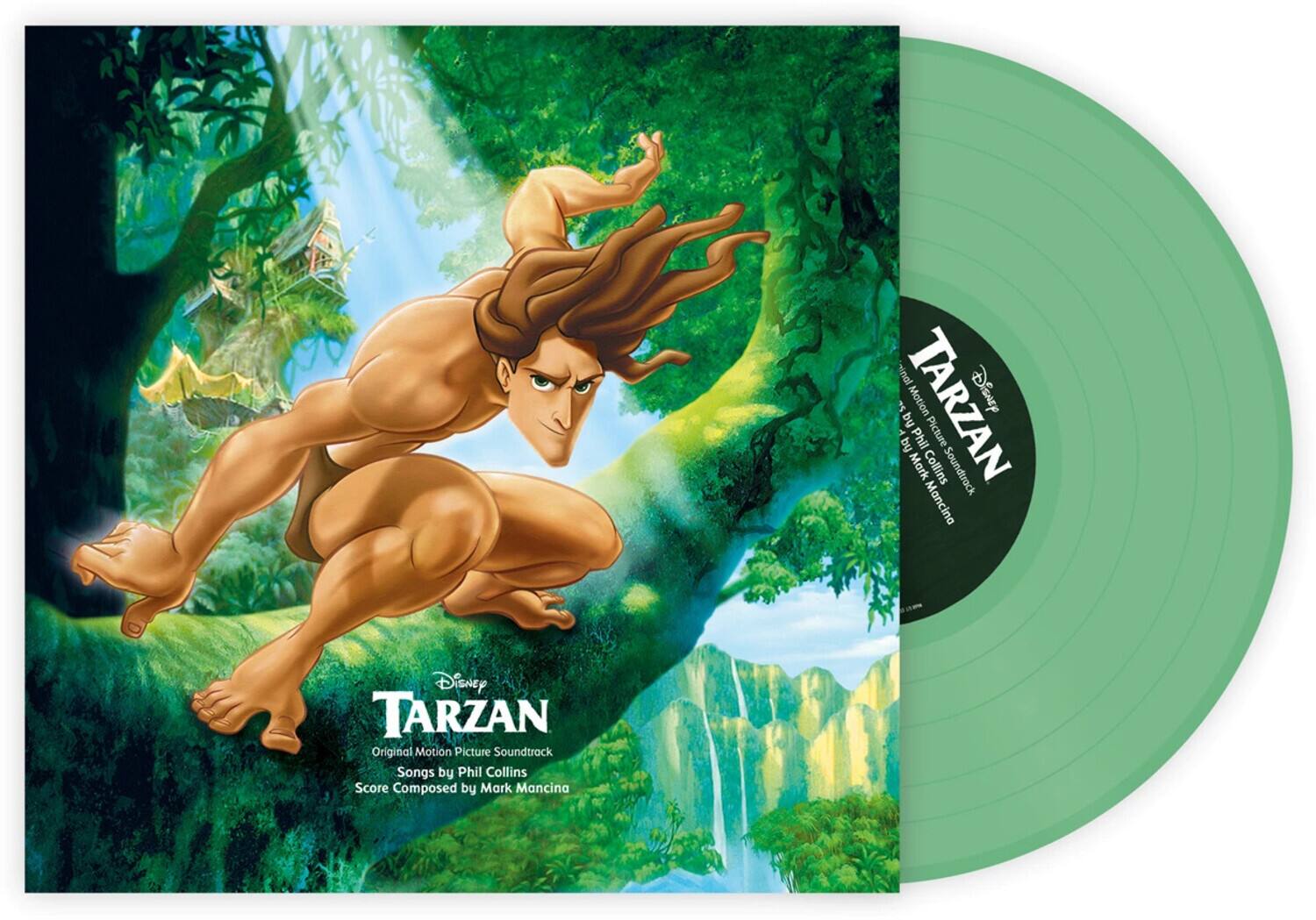 Disney TARZAN  
Original Motion Picture Soundtrack  
Songs by Phil Collins  
Score Composed by Mark Mancina  

Disney TARZAN  
Original Motion Picture Soundtrack  
Songs by Phil Collins  
Score Composed by Mark Mancina
