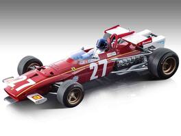 Ferrari 312B #27 Jacky Ickx "F1 Belgian GP" (1970) with Driver Figure Ltd Ed to 75 pieces 1/18 Model Car by Tecnomodel