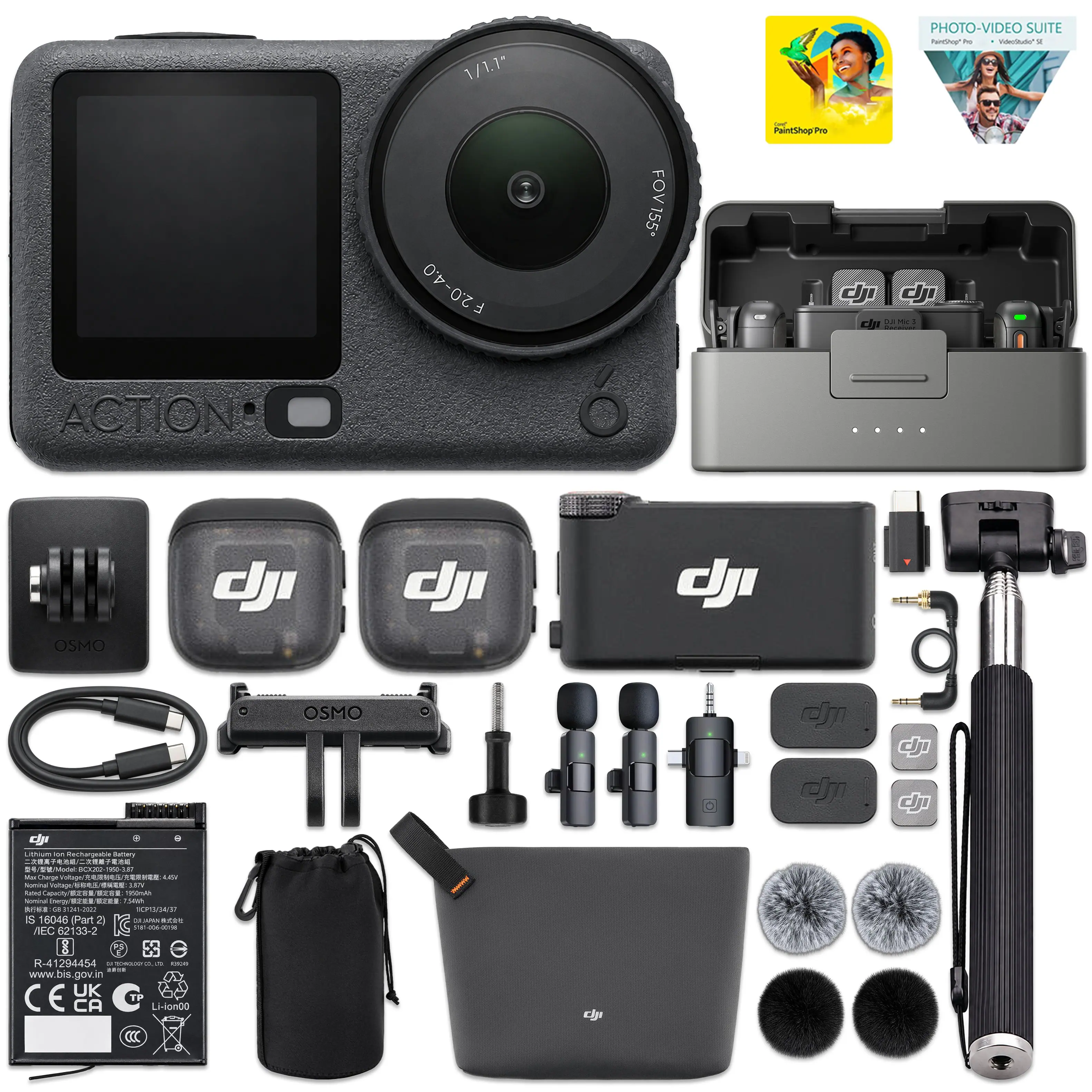 1/1.1" PHOTO-VIDEO SUITE ne - vaeriuttor a ACTION: F2.0-4.0 F2.0 155* FOV155 6 - PaintShopPro dp dp Ci - .... dI d OSMO NmccN dI O ejy ejy g d J KIM - turery  - C - - ... - ... - - ... an . tthn_to_tasribe SPISAE IS 6046 Part 2 - -  C 62133-2 IC notg 3 83 C H-4 1294454 -- . www.bis.gov.in bis E UK TF CA LisioncO O