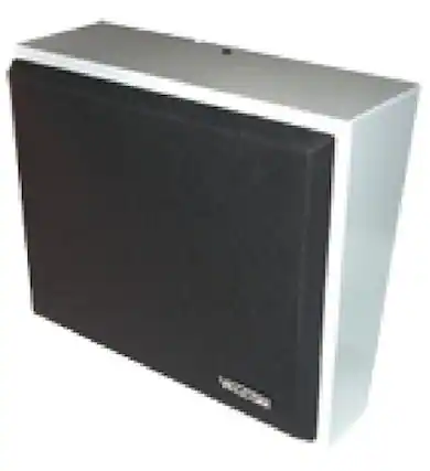 Front. Valcom - IP Metal Wall Speaker System - VIP-430A - Gray.