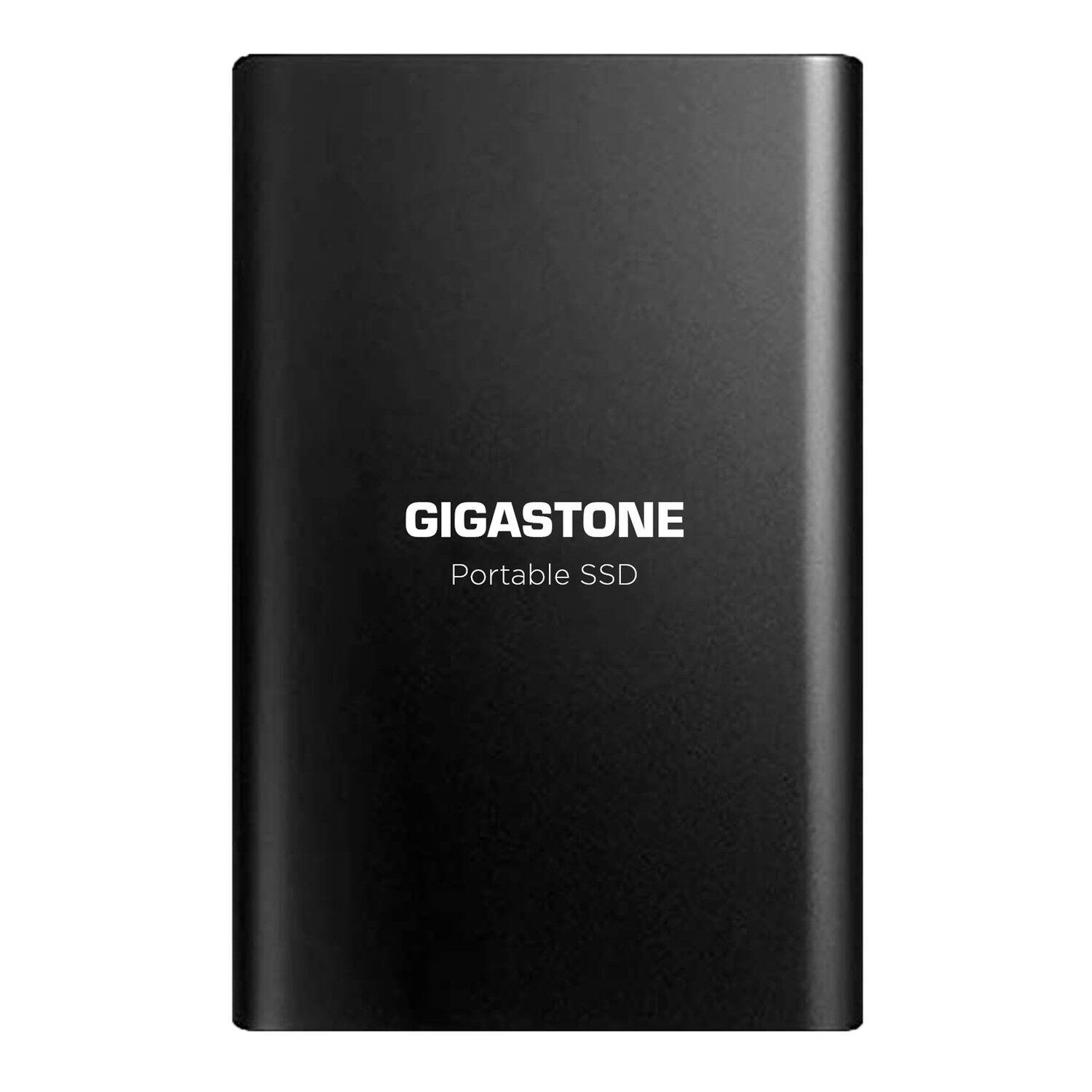 GIGASTONE - Gs-ssd-p500-500gb-r External Portable Solid-state Hard Drive, Usb 3.2 Usb-c (500 Gb) - Black