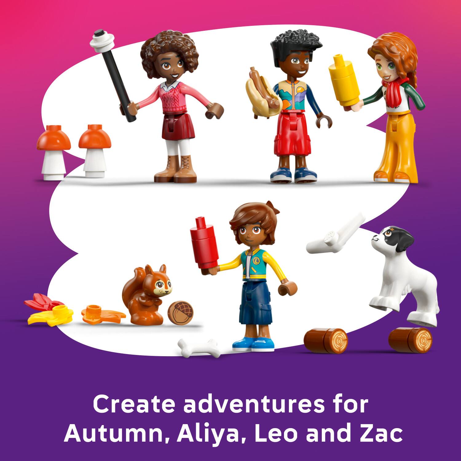Create adventures for Autumn, Aliya, Leo and Zac