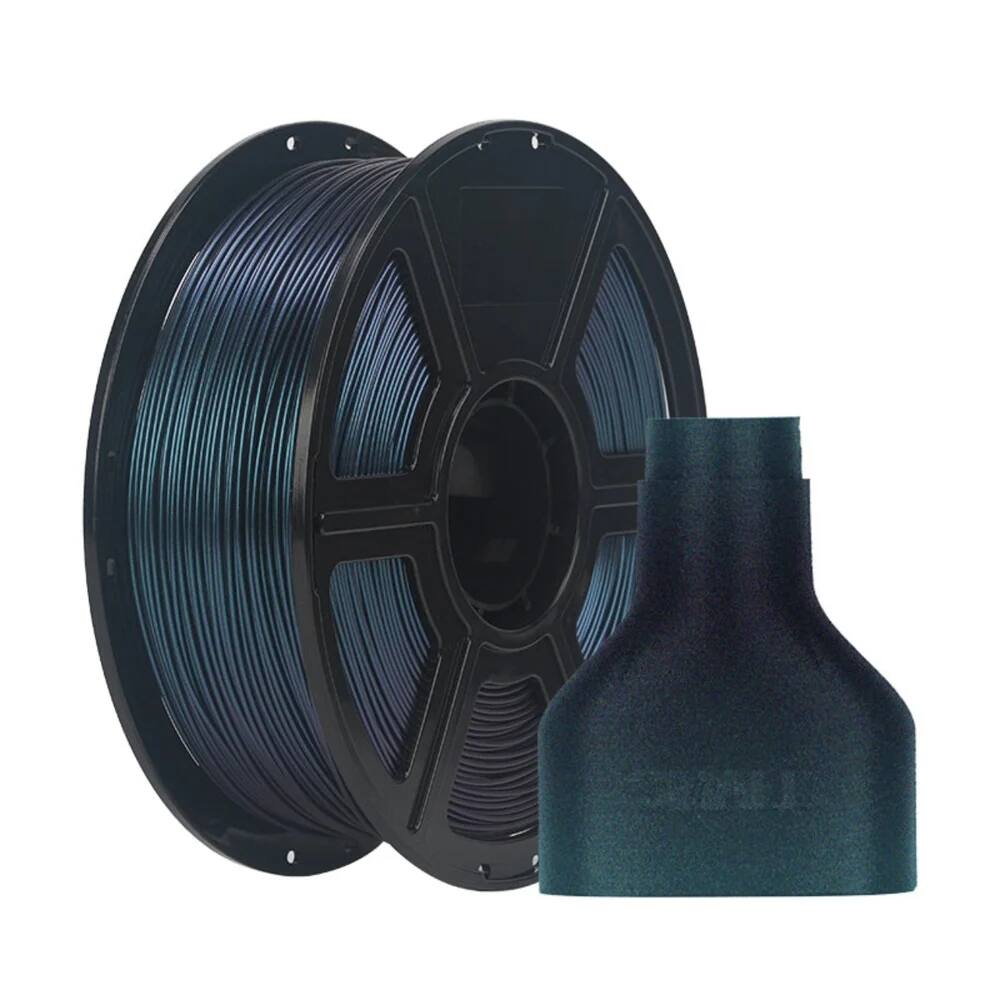 Front. Flashforge - ABS Multicolor 3D Printer Filament-1.75mm-1kg (2.2 lbs) Spool - Burnt Titanium.