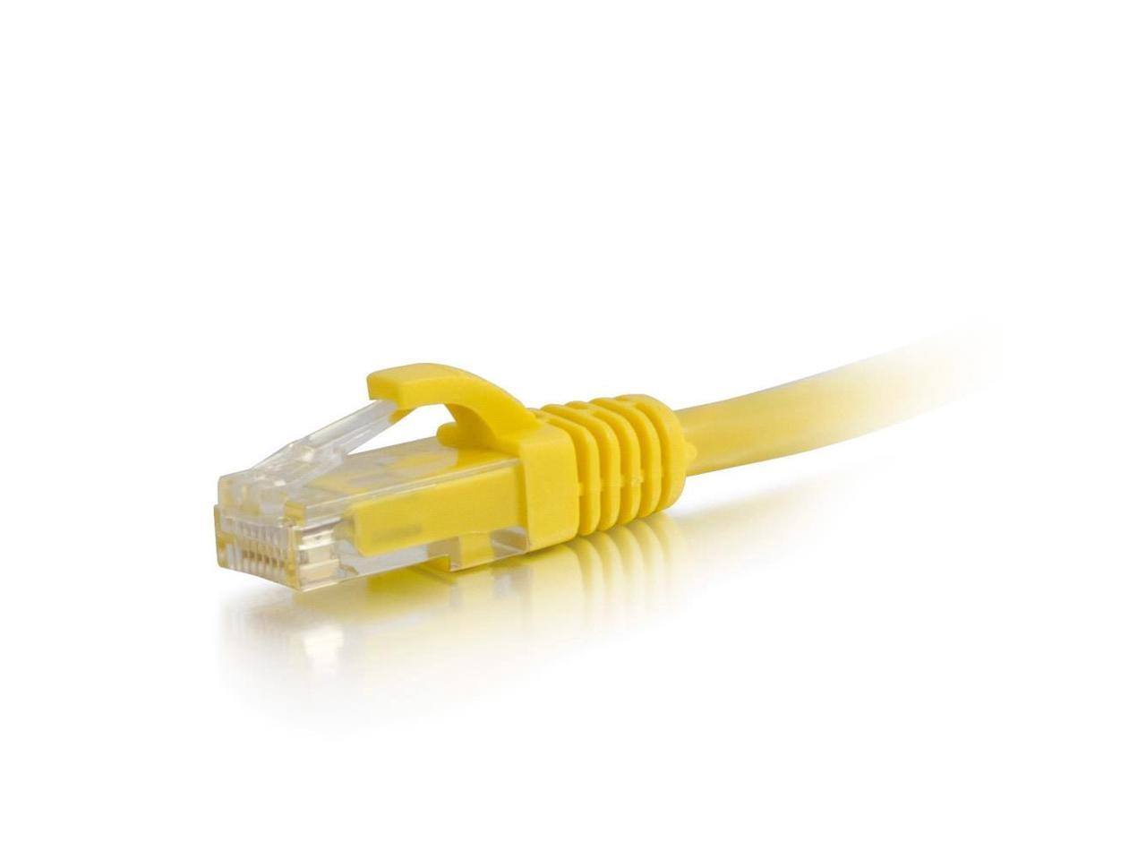 Alt View 2. Cables to Go - C2G 50742 2 ft. Cat6a Snagless Unshielded (UTP) Ethernet Network Patch Cable - Yellow.
