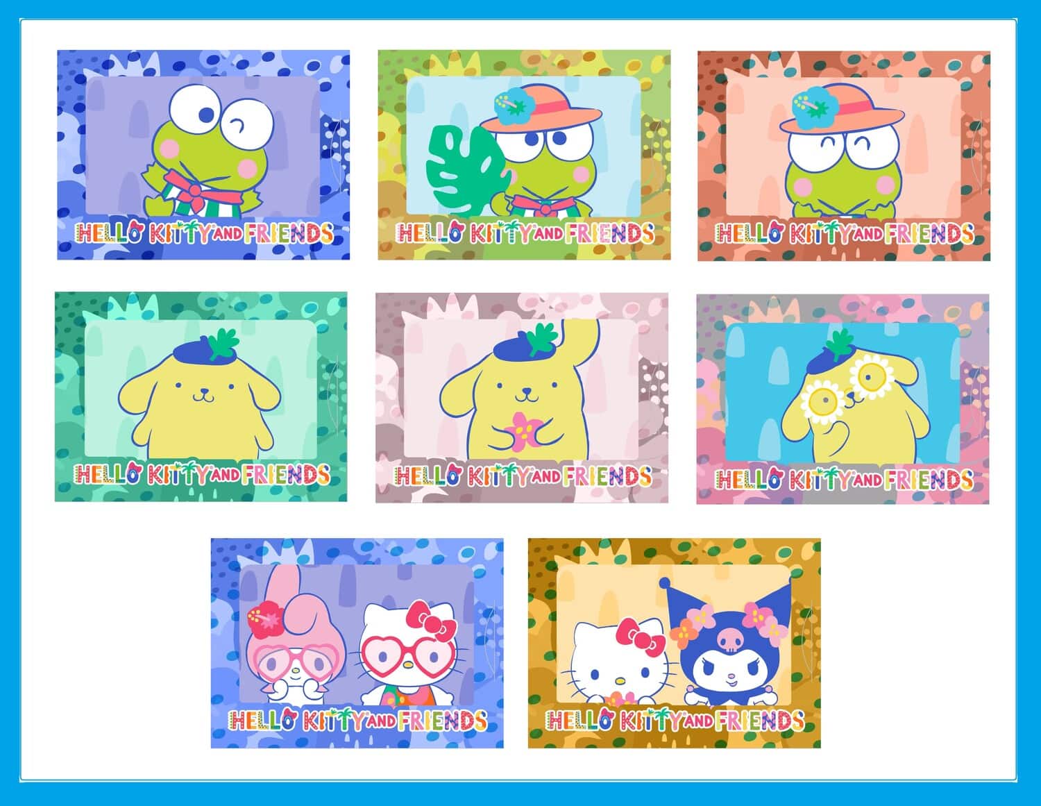 PopMarket CyberCel Hello Kitty and Friends Tropical Series 4 Foil