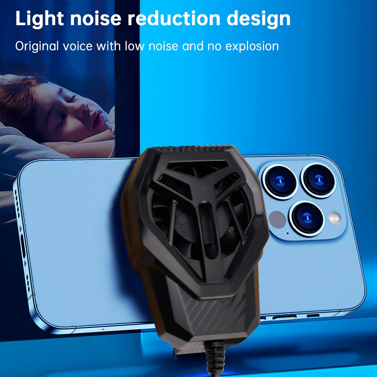Light noise reduction design  
Original voice with low noise and no explosion
