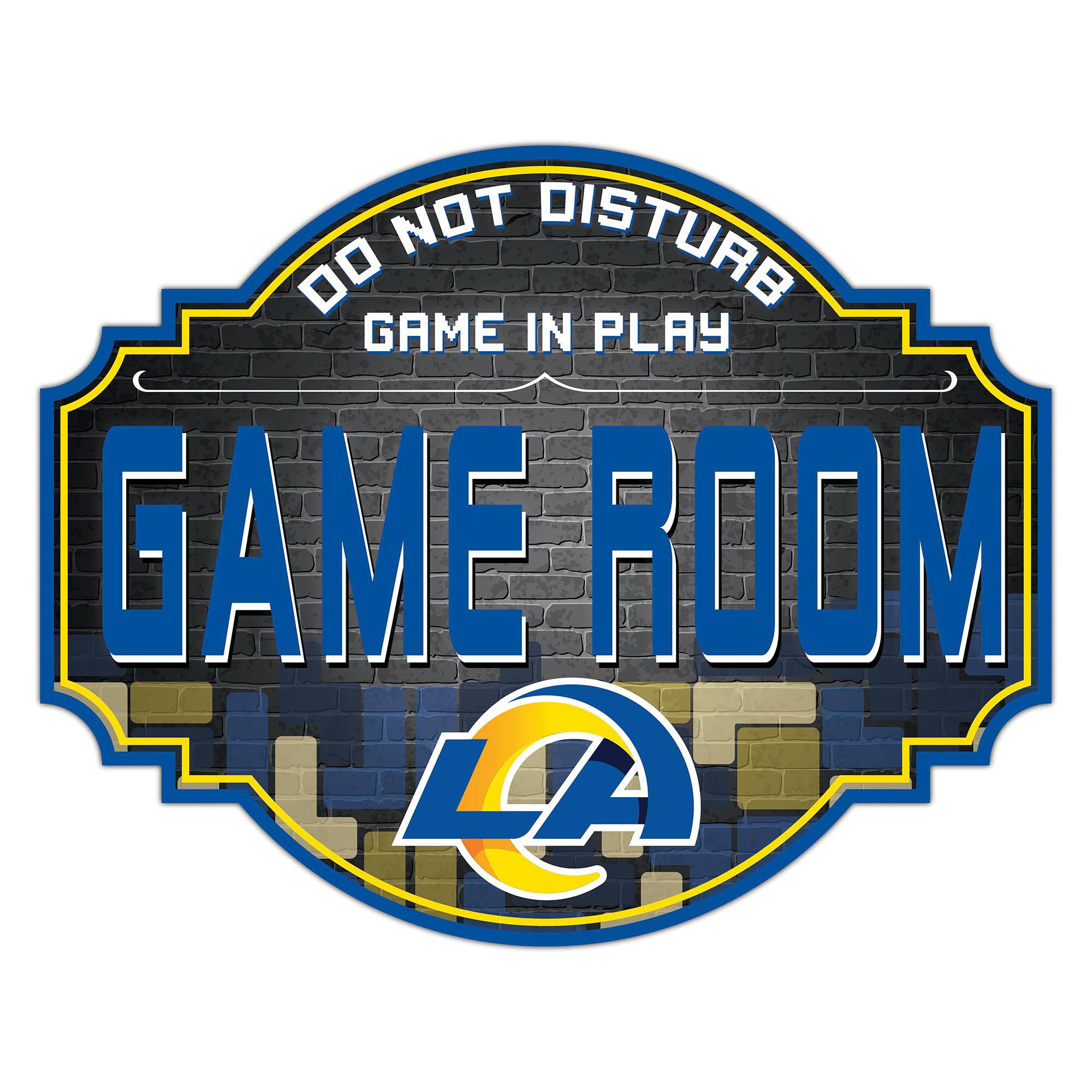 Los Angeles Rams 12'' Game Room Tavern Sign
