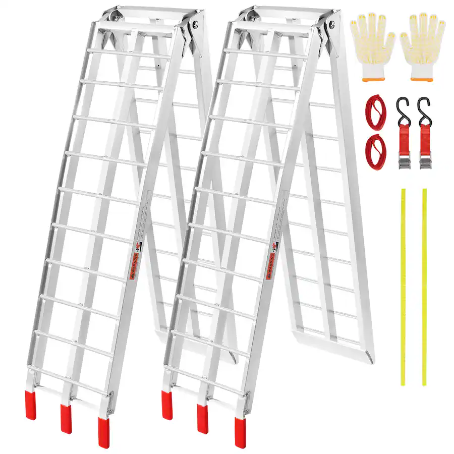 Mtb Start Ramp VEVOR Aluminum Ramps, 1500 lbs Folding Loading Ramps for Pickup Trucks ...