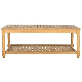 Safavieh - Outdoor Collection Oakley Coffee Table - Brown