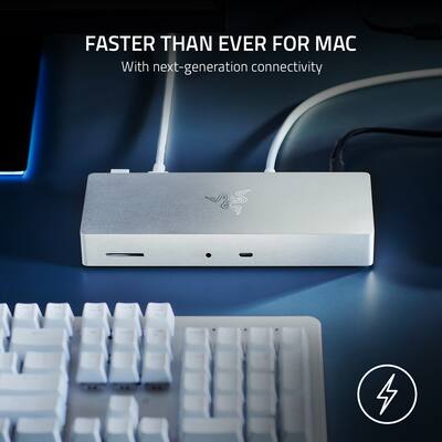 Razer Thunderbolt 4 Certified Dock with 10 Ports for PC and Mac Razer Thunderbolt 4 Certified Dock with 10 Ports for PC and Mac