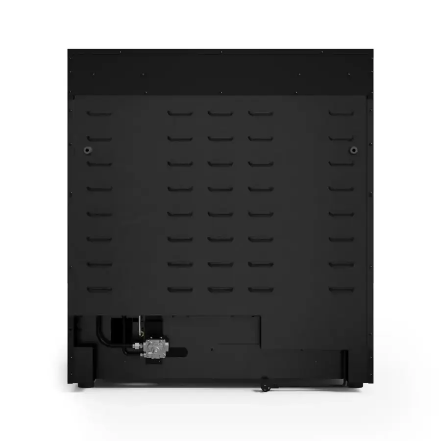 Alt View 15. Thor Kitchen - Gordon Ramsay Series by Thor Kitchen 6.0 Cu. Ft Freestanding Liquid Propane Gas Range with Rose Gold Hardware - Black.