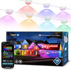 Lepre E1 AI LED Permanent Outdoor Lights 150 FT