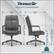 Left. Thomasville - Upton Bonded Leather Office Chair - Gray.