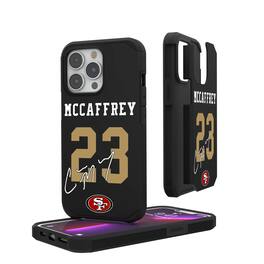 Keyscaper - NFL - Christian McCaffrey San Francisco 49ers iPhone Rugged Case - 15 - Black