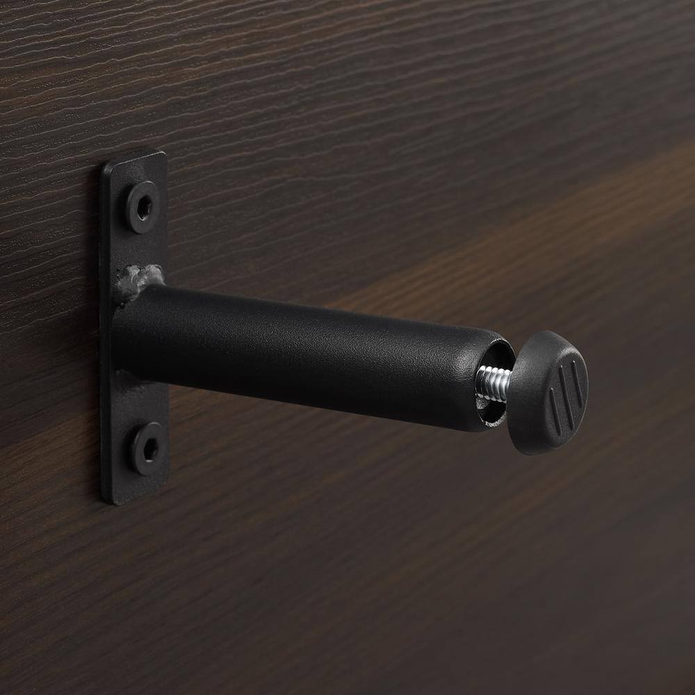 Alt View 7. Crosley Furniture - Provo Record Player Stand With Vinyl Storage - Matte Black.