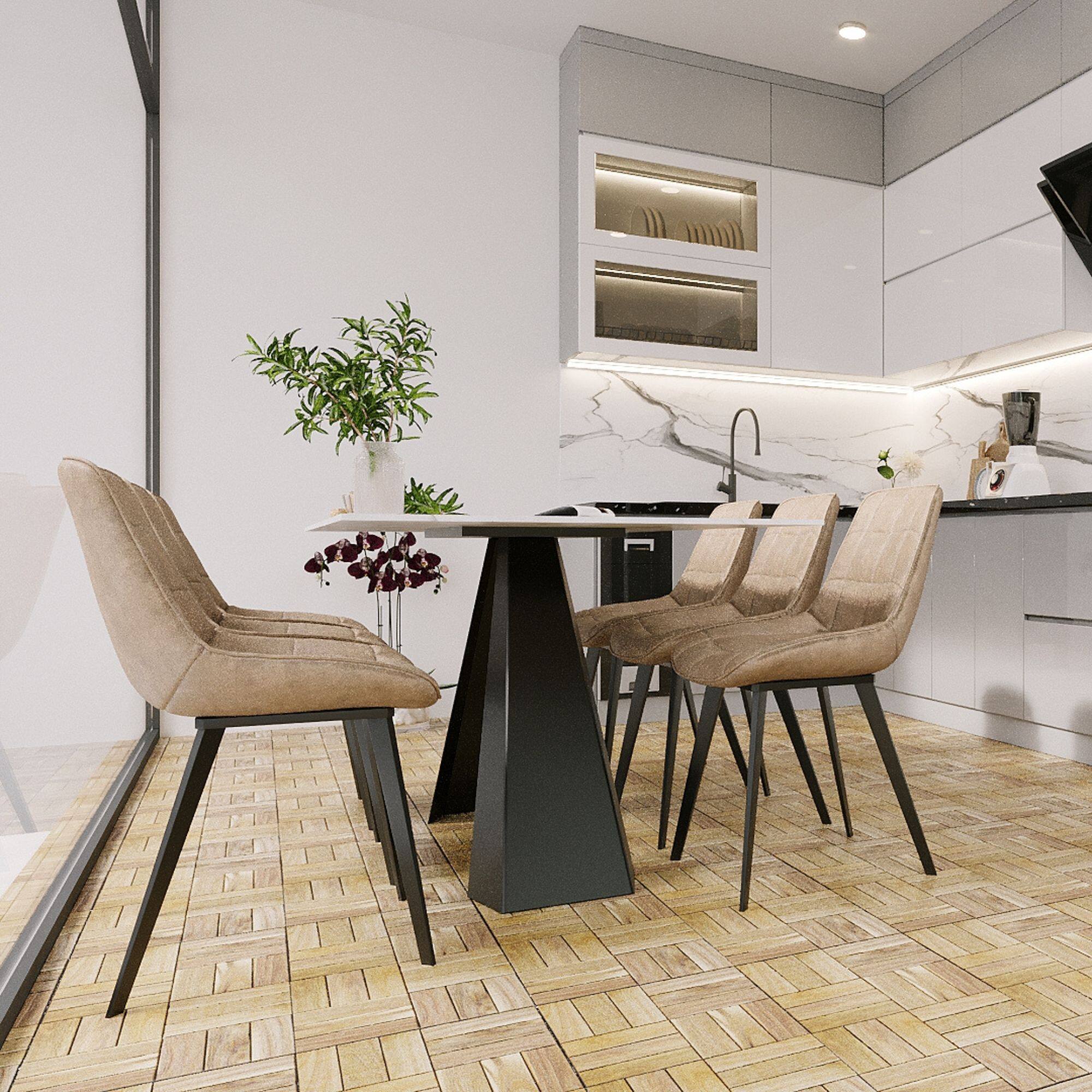 Alt View 10. MOOSOO - 10Pcs Interlocking Deck Tiles, Patio Flooring -Waterproof Acacia Wood Tiles for All Weather Use - Patio, Balcony & Pools - Yellow.