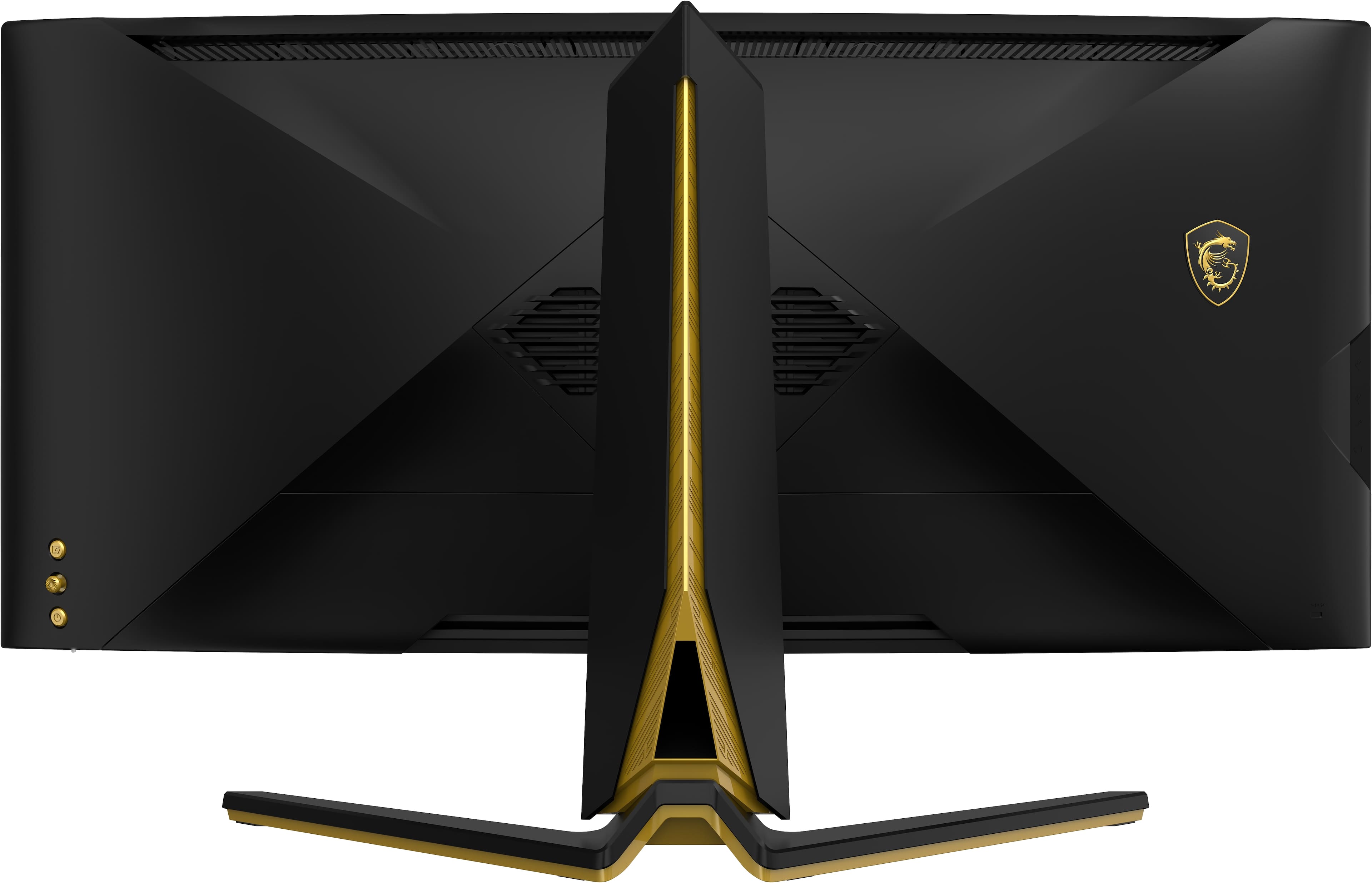 Back. MSI - MEG342CQDOLED 34" OLED Curved Ultrawide QHD FreeSync Premium Monitor (DisplayPort, HDMI,USB) - Black.