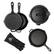Angle. Pit Boss - 6 Piece Cast Iron Starter Set - Black.