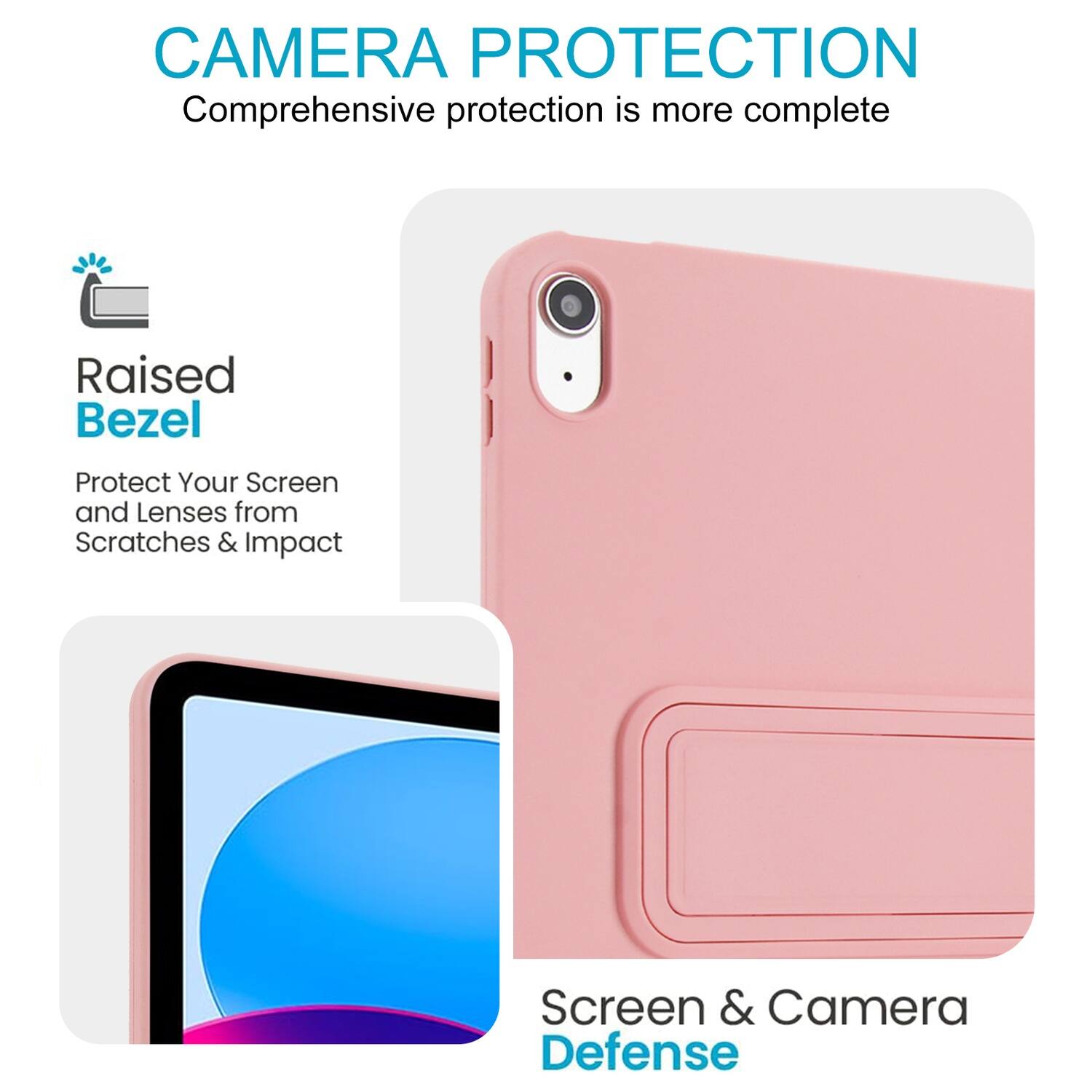 Dteck Slim PC TPU Hybrid Case for Apple iPad (A16) 11