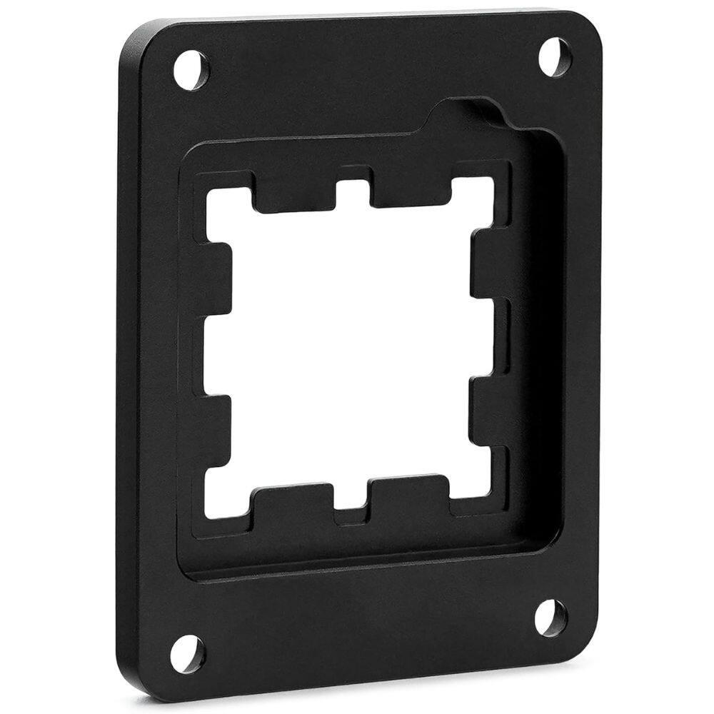 Left. Thermal Grizzly - Thermal Grizzly AM5 Contact Sealing Frame – Frame & CPU Guard for AMD Ryzen 7000, Optimized Pressure Points & Protection.