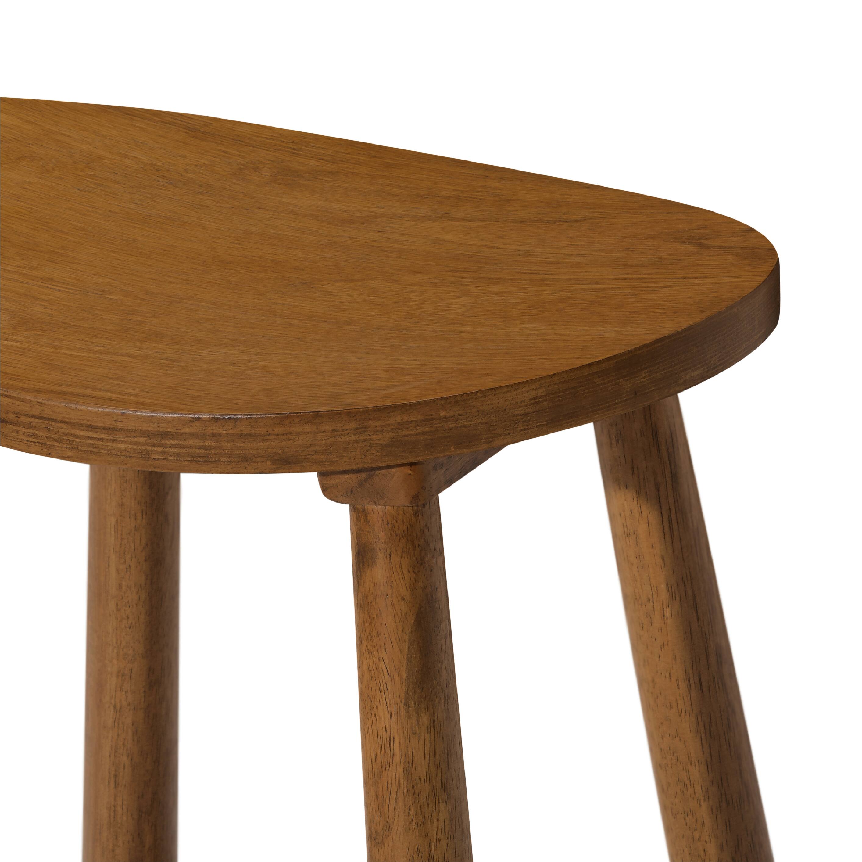 Alt View 6. Maven Lane - 30" Luna Bar Stool In Rustic Natural Wood Finish - Rustic Natural.