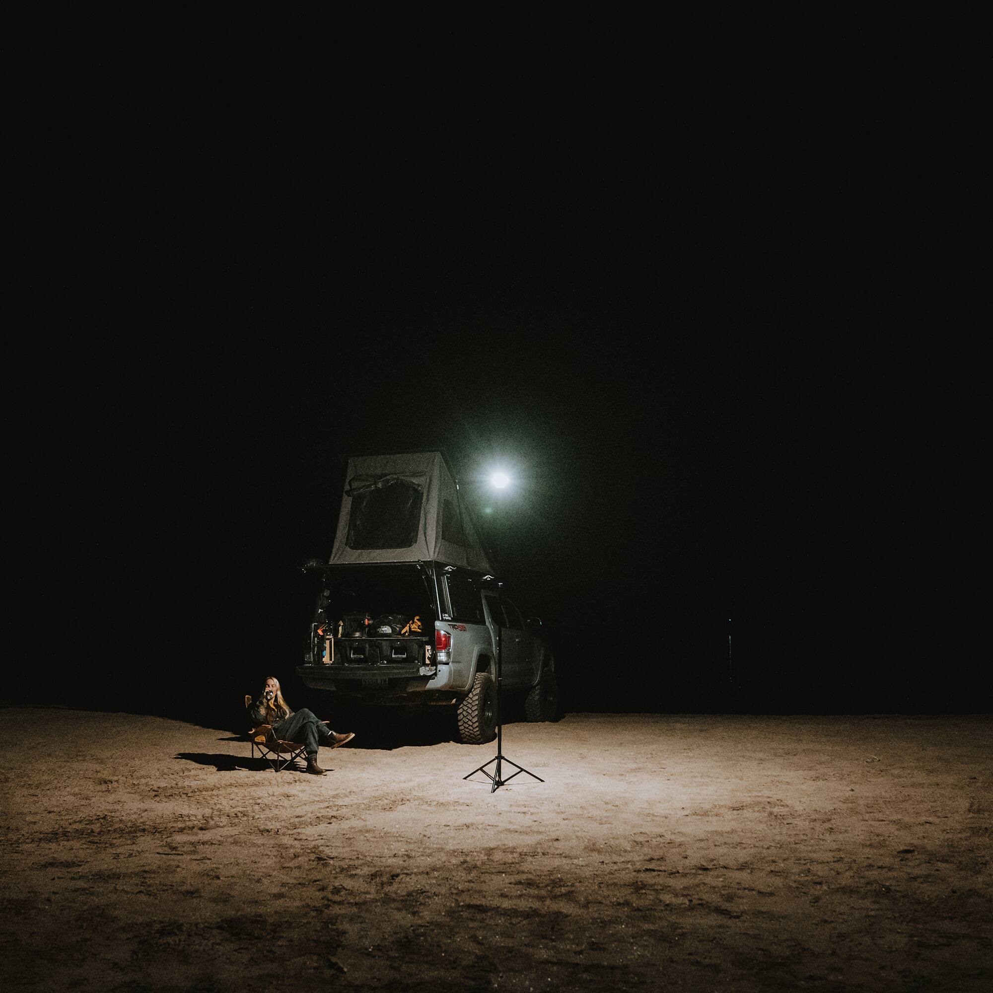 Alt View 4. Devos Outdoor - LightRanger 1200 Rechargeable 1200 Lumen Adjustable Overhead Light.