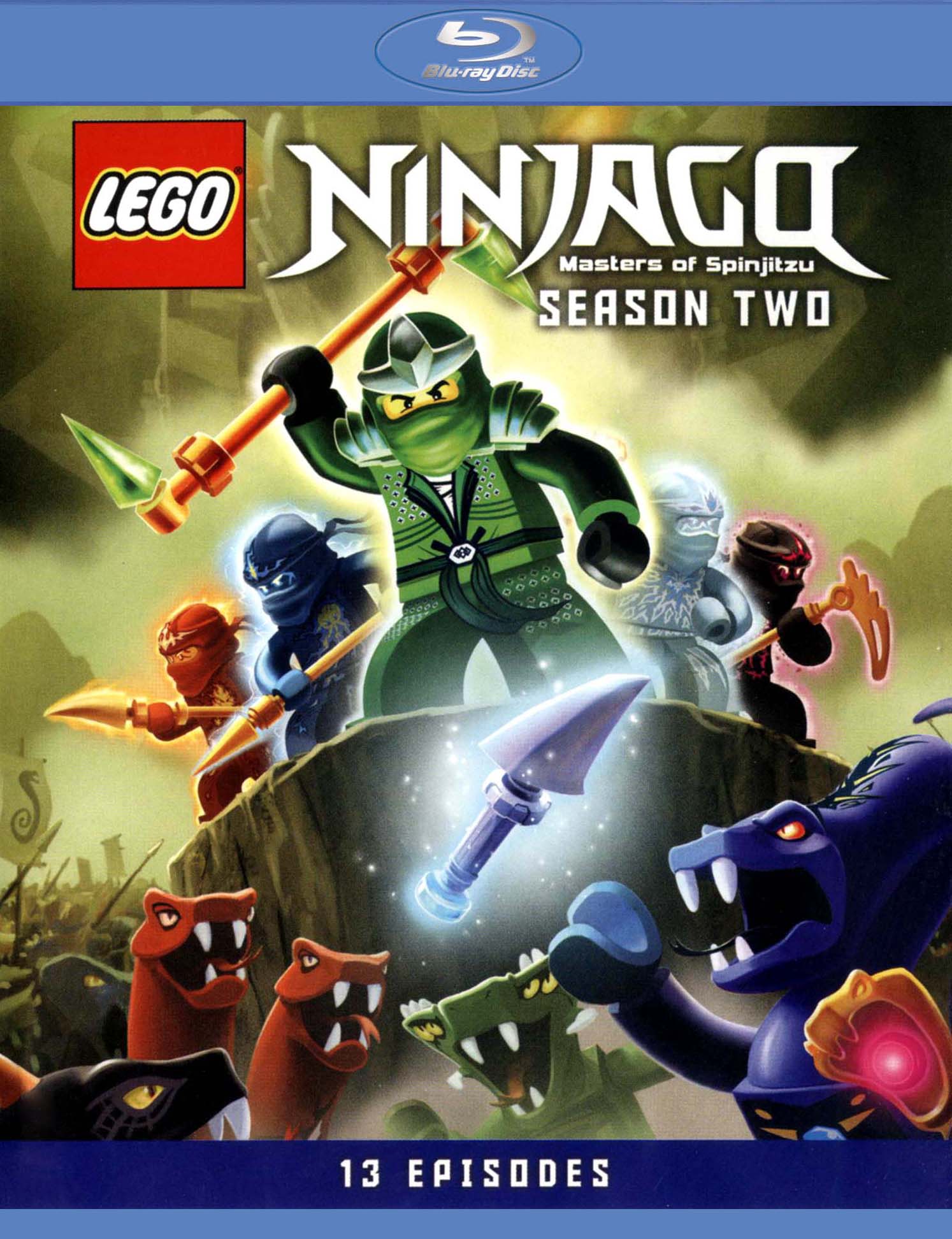 Handig Gewoon Uitlijnen Best Buy: LEGO Ninjago: Masters of Spinjitzu Season Two [2 Discs] [Blu-ray]