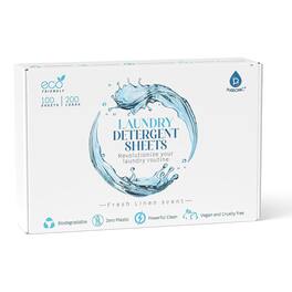 Pursonic - Natural Laundry Detergent Sheets, Eco Friendly– Fresh Linen Scent