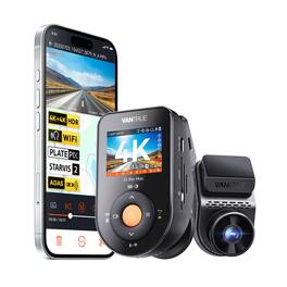 Vantrue - S1 Pro Max Single Channel 4K Dashcam, ADAS & BSD, STARVIS 2, PlatePix Night Vision, Parking Mode, 5G WiFi&GPS - Black