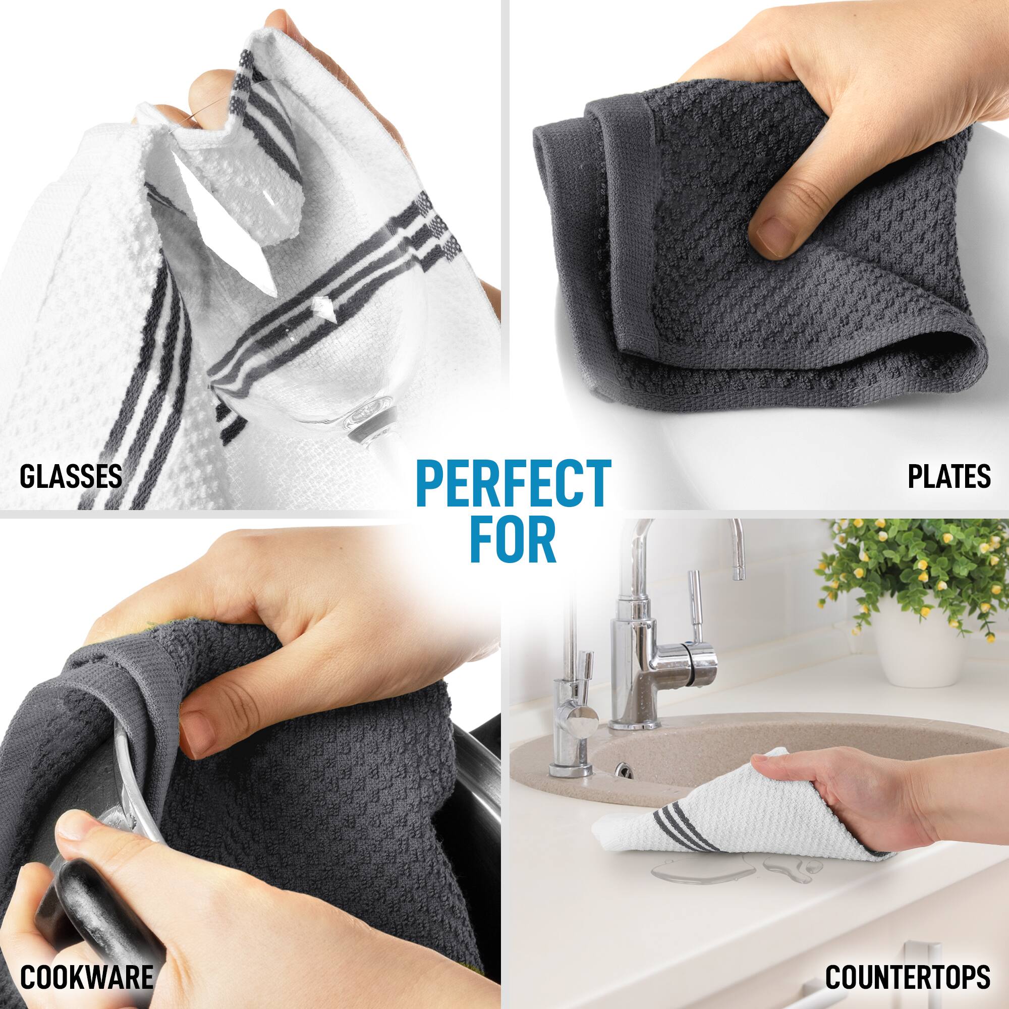 GLASSES  
PERFECT FOR  
PLATES  
COOKWARE  
COUNTERTOPS