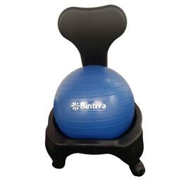 Bintiva - Stability Ball Chair, Child, Black/ - Blue