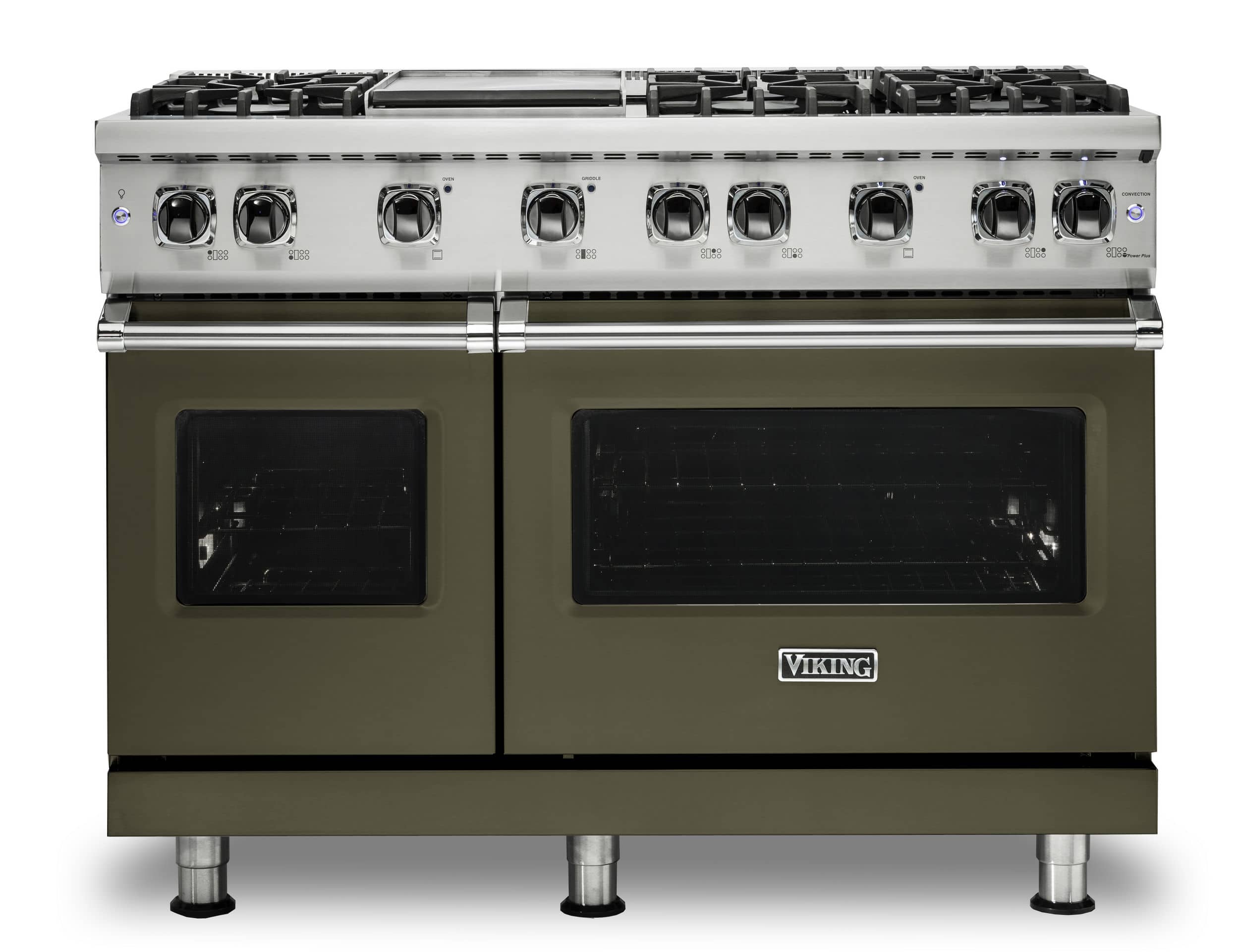 Viking - 5-Series 6.1 cu ft Freestanding all Gas Sealed Burner Range - Martini - Front_Zoom