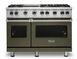 Viking - 5-Series 6.1 cu ft Freestanding all Gas Sealed Burner Range - Martini - Front_Zoom