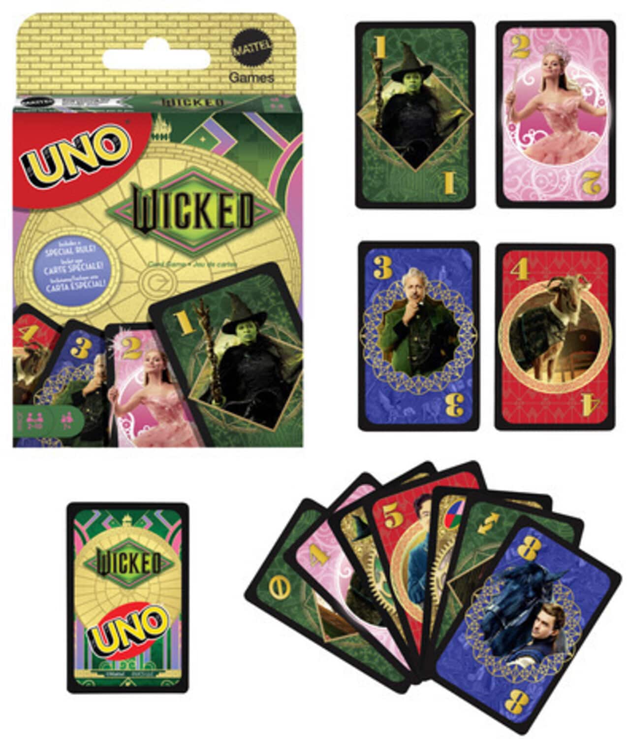 Mattel - Games - Uno Wicked - COLLECTIBLES - Multicolor