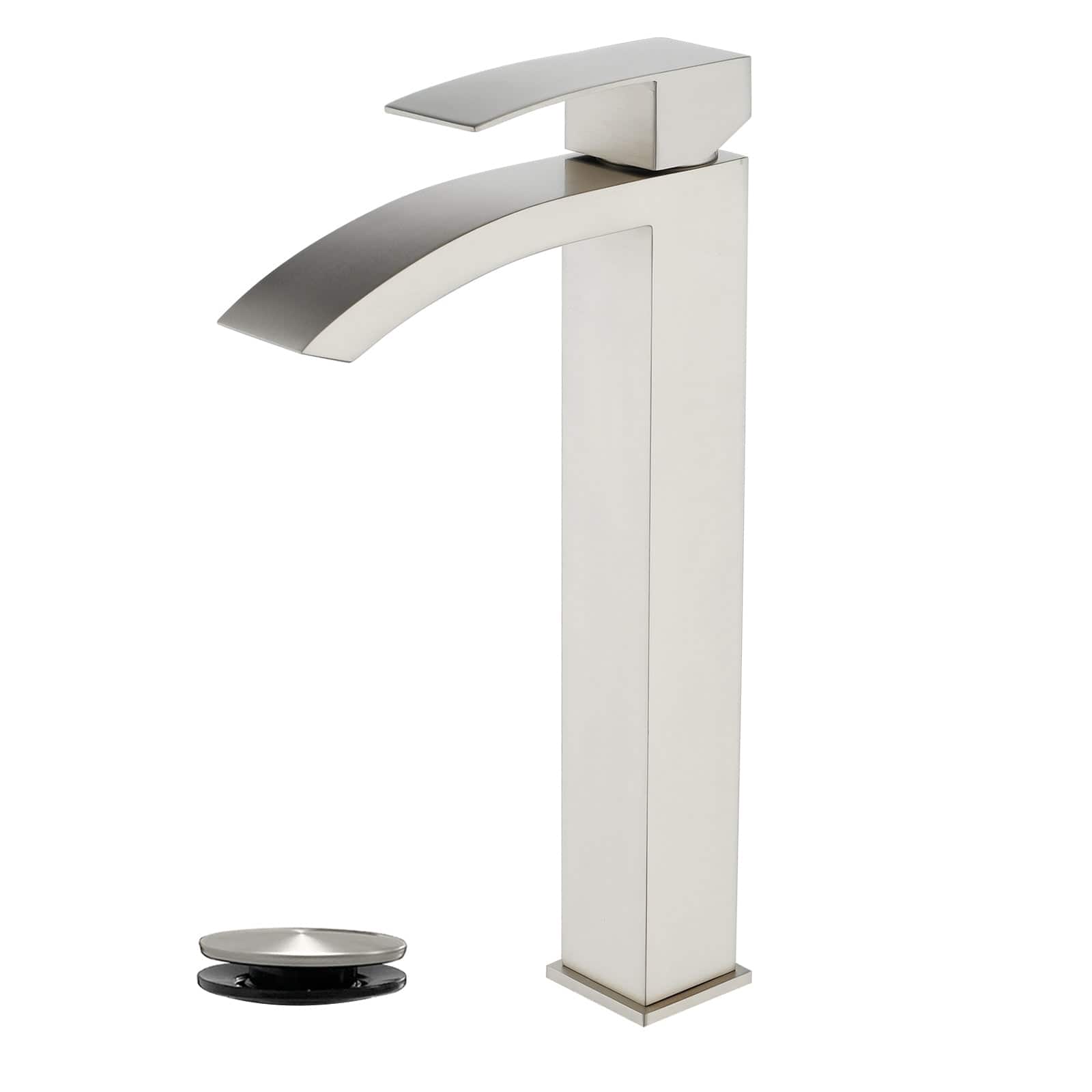 Brushed Faucet SUS304 Waterfall Spout cUPC Cartridge 60cm Supply Line Pop Up Drain price history on PriceWatchPro