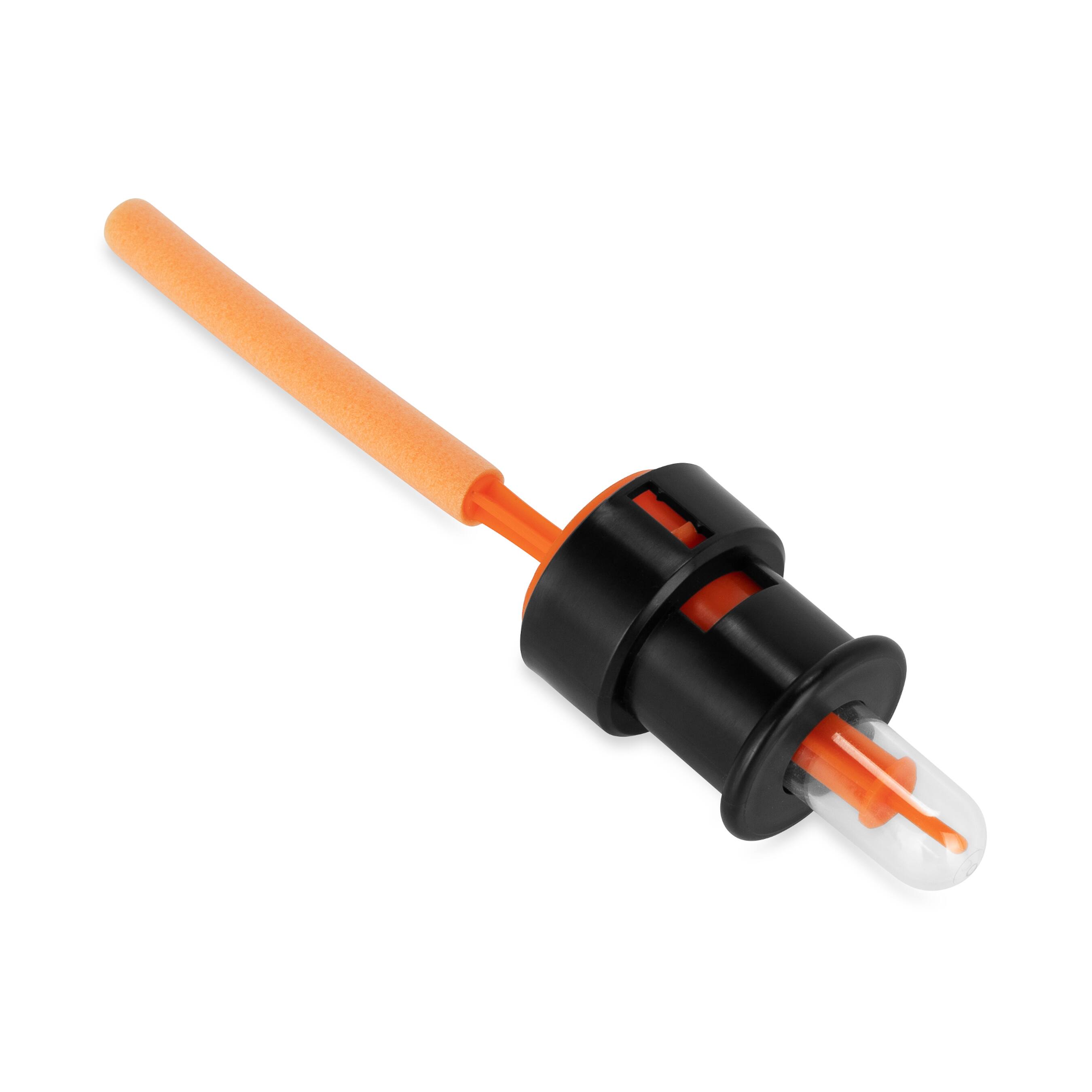 Alt View 6. Camco - Camco Rhino Easy to Install 1.5 Inch Diameter RV Tote Tank Gauge, Black/Orange.