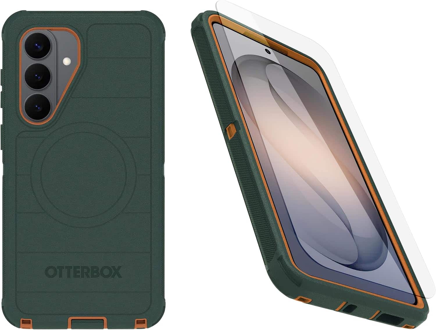 OtterBox - Galaxy S26 Plus (Only) - Bundle: Defender Series Case with Magnets & Screen Protector - Rugged & Durable - Green Intrigue price history on PriceWatchPro