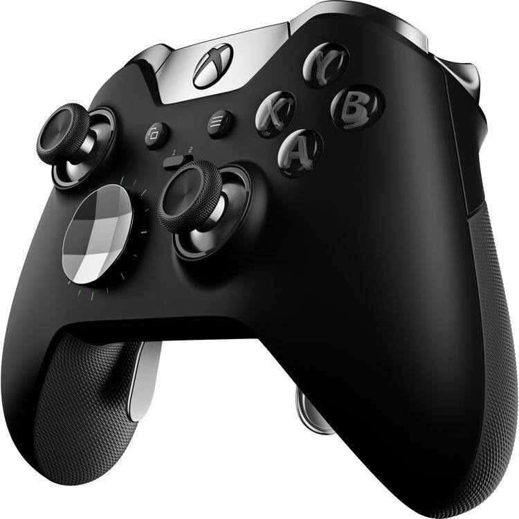 Angle. Microsoft - Xbox Elite Series 1 Color Black HM3-00001 - Black.