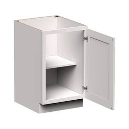 Boyel Living - 21-in W x 34.5-in H x 24-in D Shaker Full-Height Door Kitchen Base Cabinet with Soft-Close Hinges - Glacier White