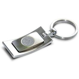 Jardine - Hood College Blazers Team Logo Curve Key Ring - Silver