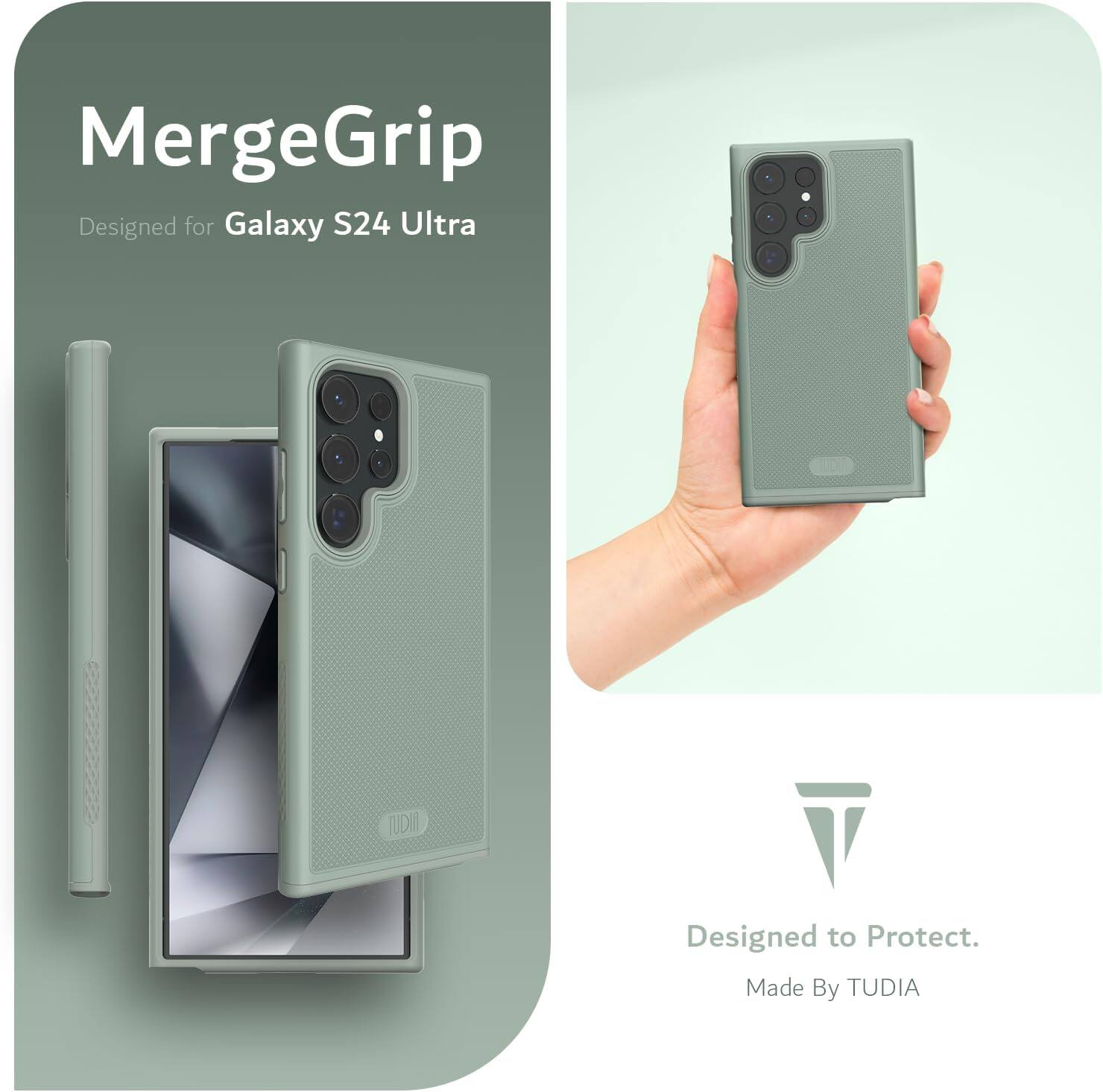 MergeGrip  
Designed for Galaxy S24 Ultra  

Designed to Protect.  
Made By TUDIA