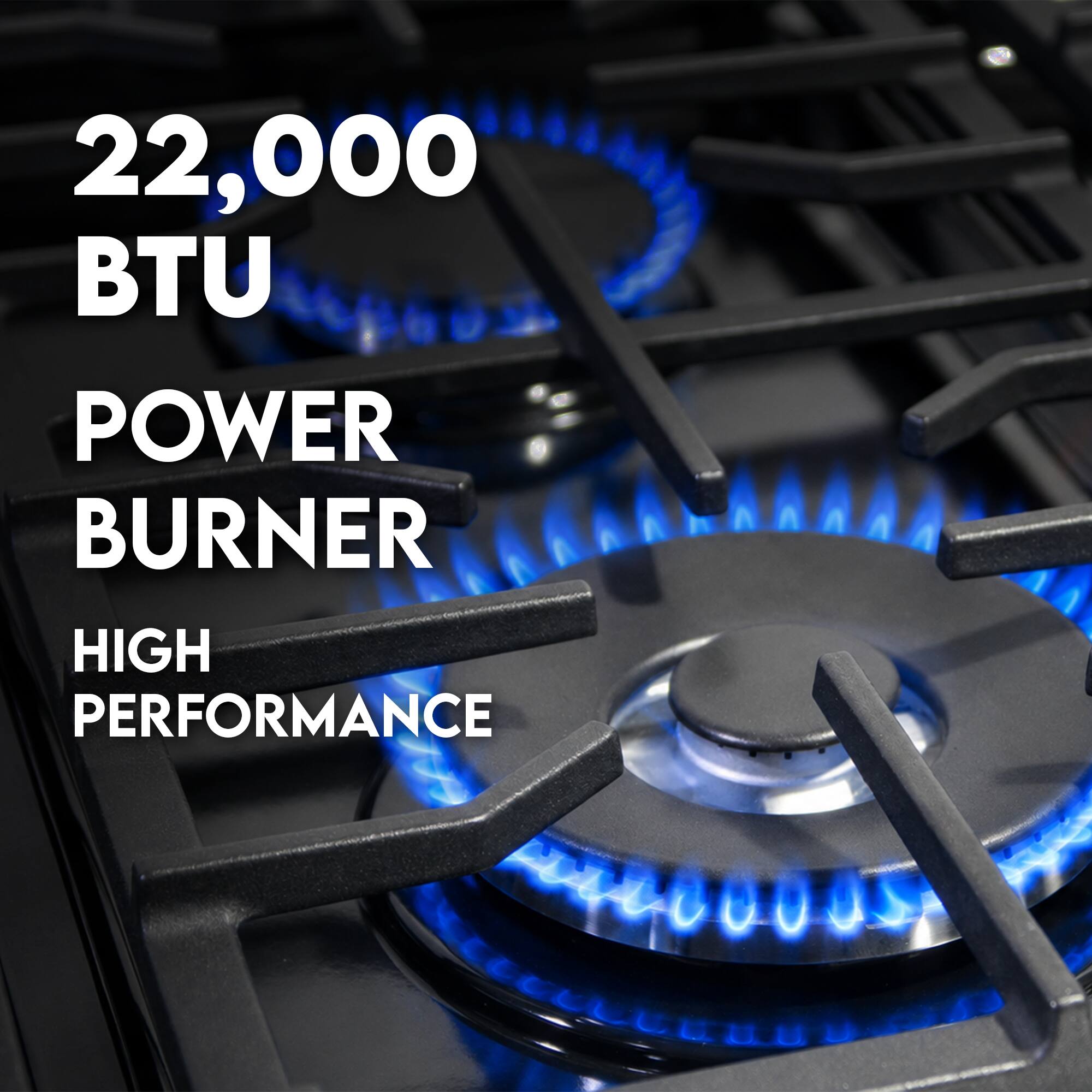 22,000 BTU POWER BURNER HIGH PERFORMANCE