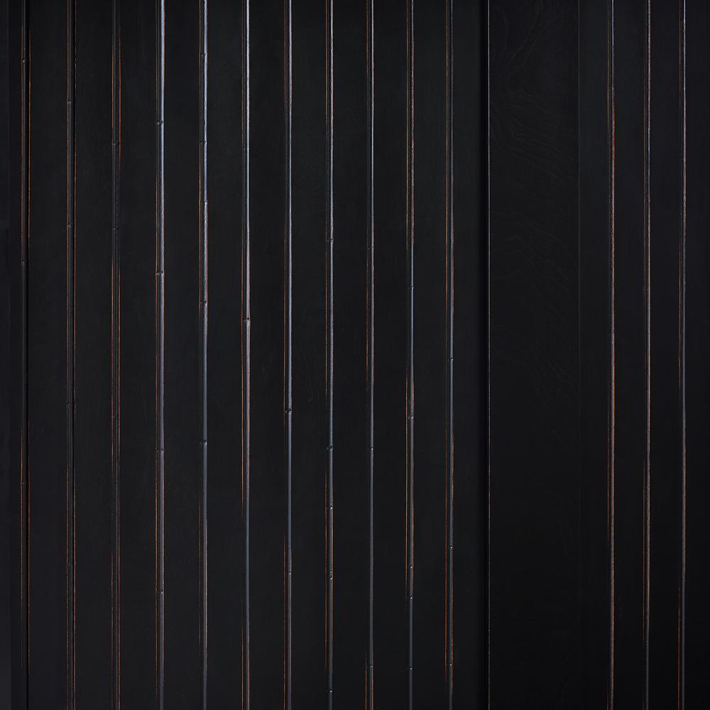 Alt View 2. Crosley Furniture - Seaside Hall Tree - Distressed Black.