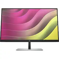 Front. HP - HP E24t G5 24" Class LCD Touchscreen Monitor - 16:9 - 5 ms - 23.8" Viewable - Advanced In-Cell Touch (AIT) - 10 Point(s) - Black,Silver.