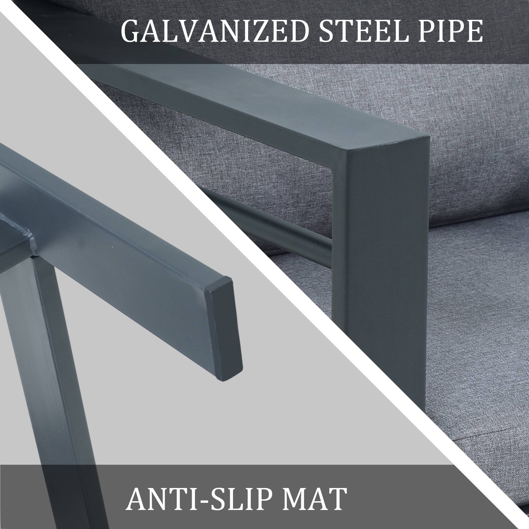 GALVANIZED STEEL PIPE  
ANTI-SLIP MAT